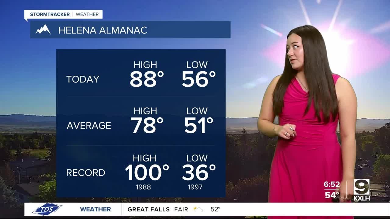 Another day of above-average temperatures and dry conditions - YouTube