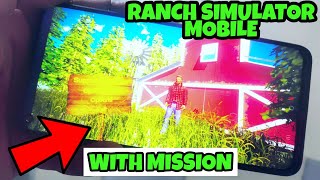 RANCH SIMULATOR MOBILE WITH MISSION GAMEPLAY & DOWNLOAD screenshot 2