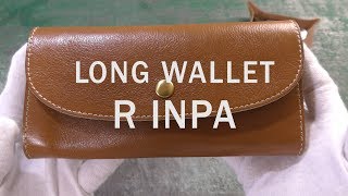 【長財布 R INPA】小銭を先に使う事でかさばりにくくスッキリとしたお財布を目指す☆