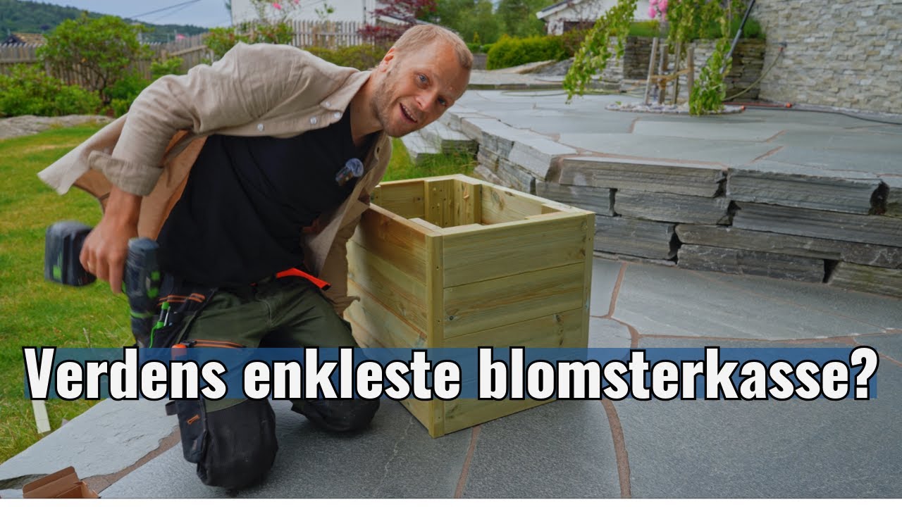 Verdens enkleste blomsterkasse? Gjør det selv