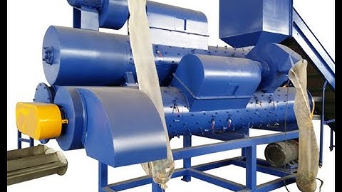 Label remover machine PET label caps removing separate machine