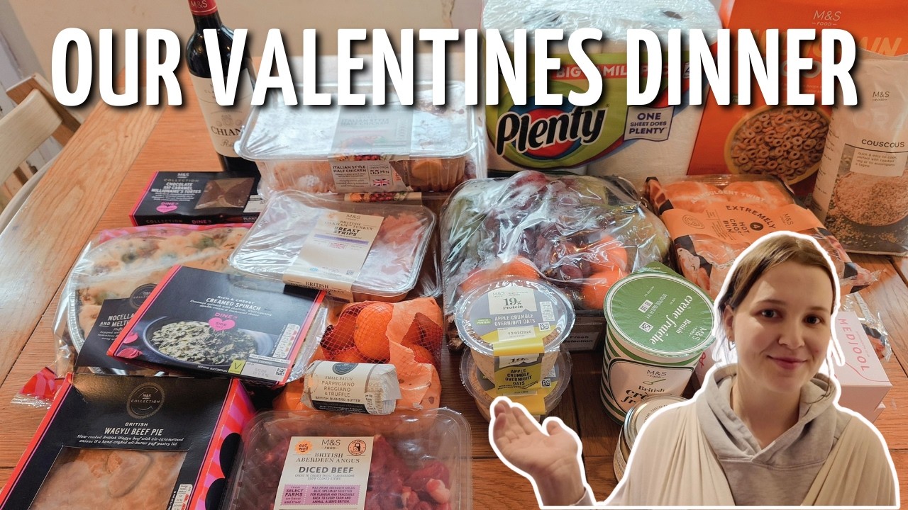 A Little Valentineโs Food Shop ๐ | Easy Meal Deal & Mum Life