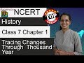 Ncert class 7 history chapter 1 tracing changes through a thousand year  english  cbse