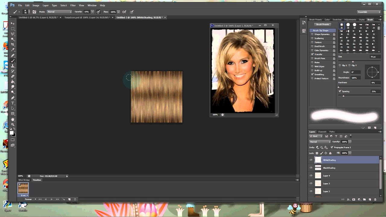 Eye Dropper / Hair Tutorial For IMVU using Photoshop