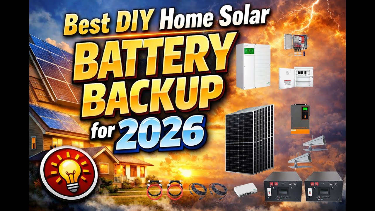 Best DIY Home Solar Battery Backup for 2026 — DIYsolar com High ...