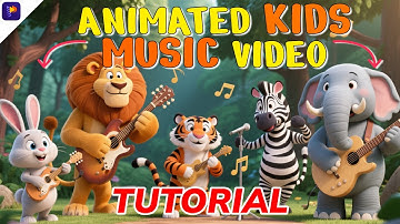 Create Monetizable Kids Music Videos Using One AI Tool - Kids Song Video Step By Step Guide