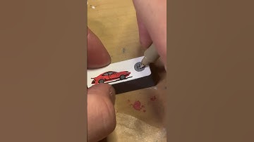 Shift into a Car! 🖌️ #artwork #satisfying #customkeyboard