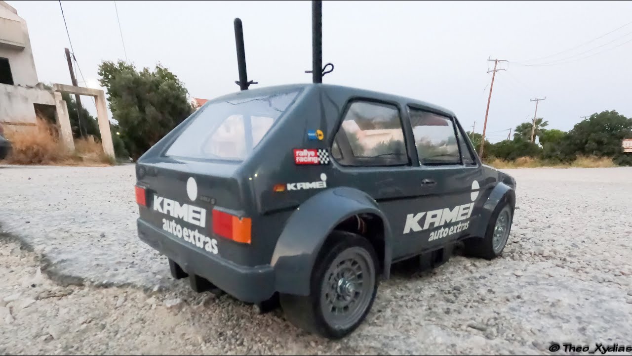 Tamiya M05 VW GOLF MK1 KAMEI - POV FWD RC Car Onboard GoPro Hero
