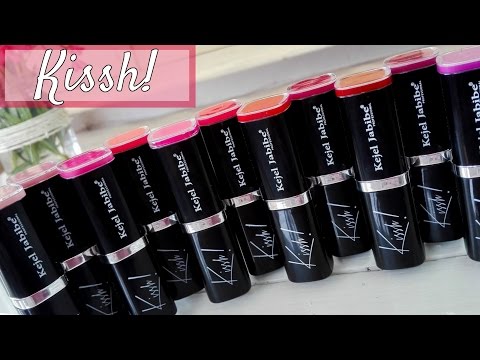 Lip swatches Labiales Kishh! ||| Adrii GA