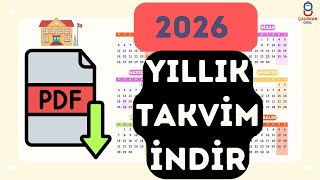 2026 Takvimi Pdf İndir