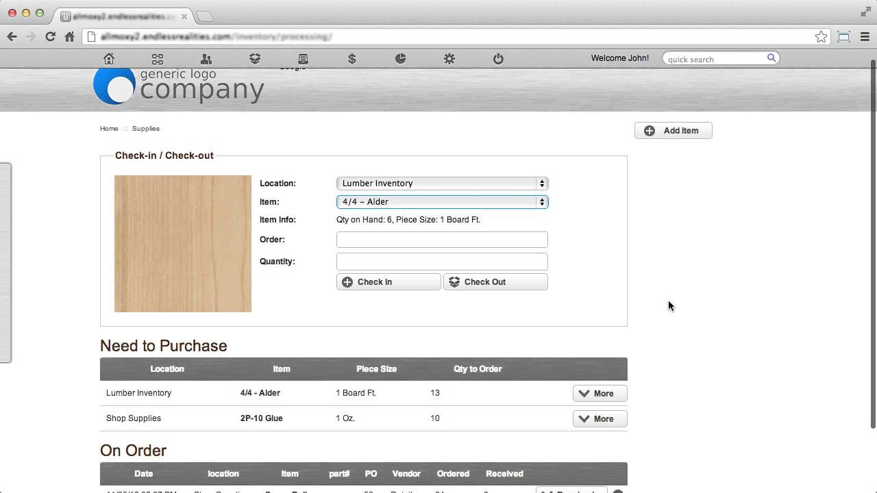 Allmoxy Supplies- Check Out Order