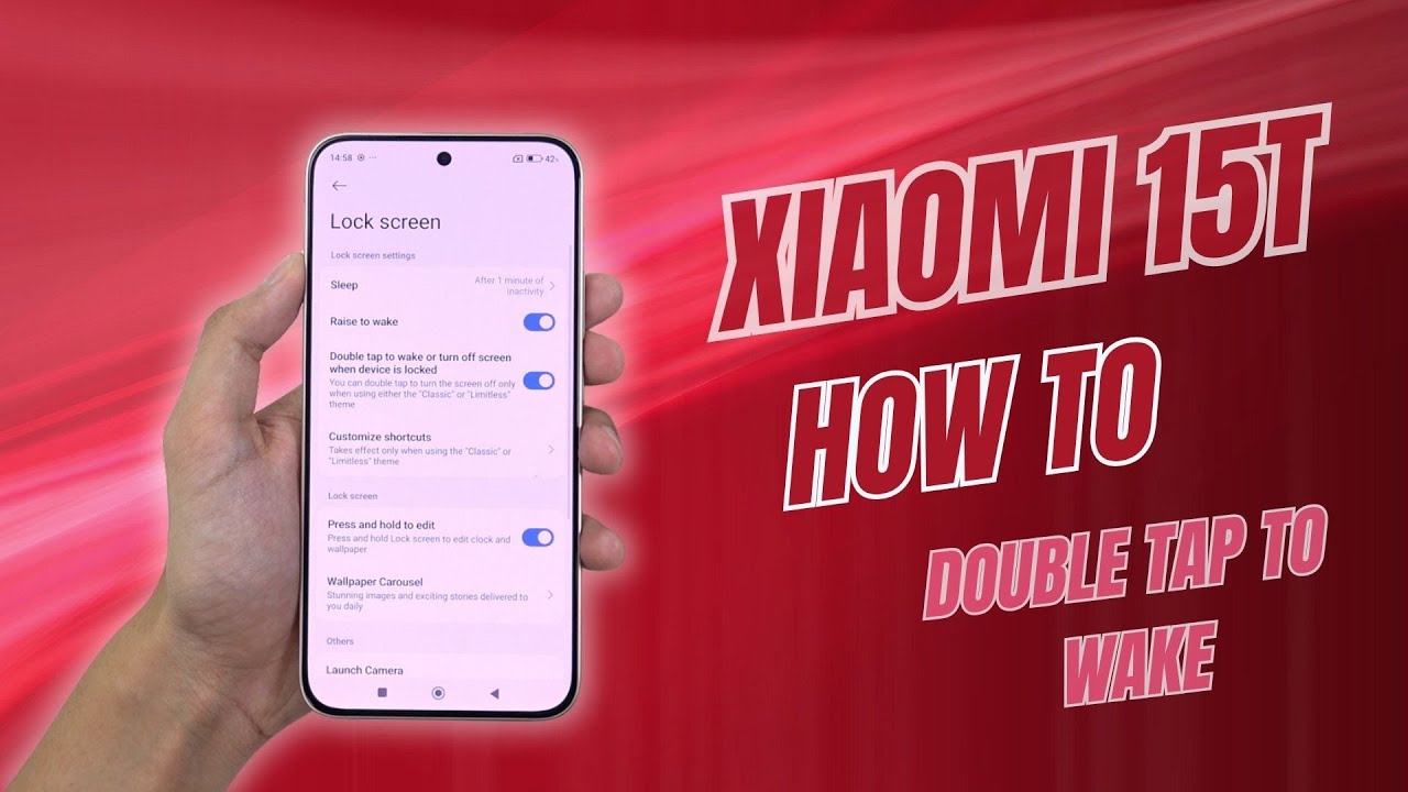 Xiaomi 15T Double Tap to Wake | How to Enable Double Tap Screen Wake on Xiaomi 15T