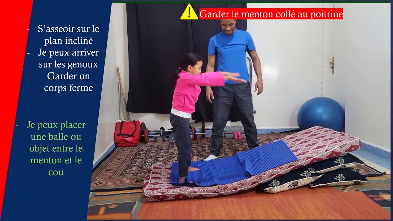 roulade arrière groupée en qlqs étapes