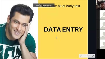 Data Entry  GiG Create Practical Class Part 3
