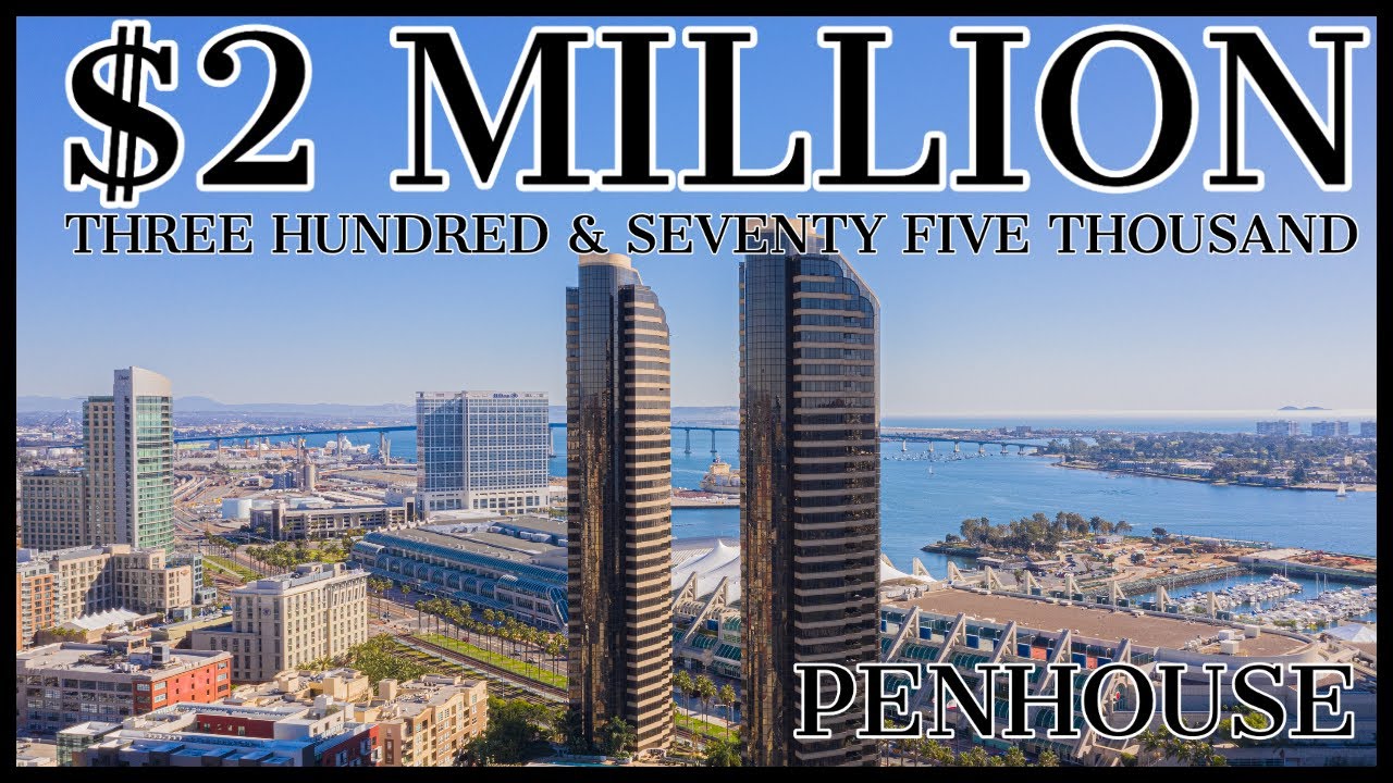 $2,375,000 Luxury Downtown San Diego Penthouse! (VIEWS, VIEWS, VIEWS)
