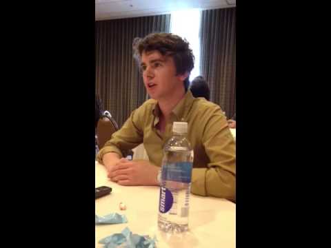 freddie highmore from bates motel on social media youtube