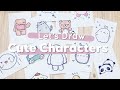 Lets draw  cute characters totoro baymax pusheen and more  doodles by sarah