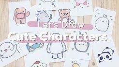 Let's Draw : Cute Characters! (Totoro, Baymax, Pusheen and more) | Doodles by Sarah - Durasi: 15.45. 