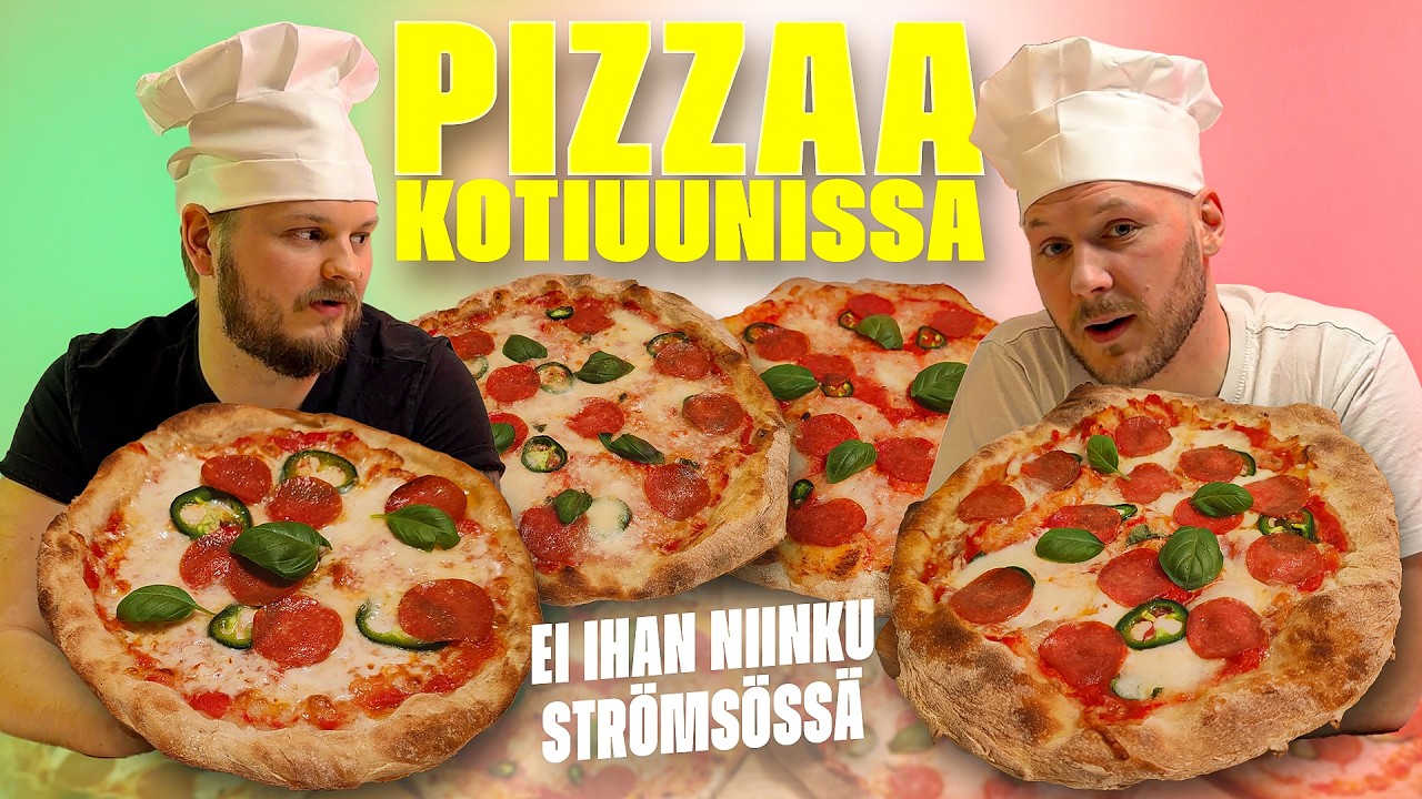 Miten saadaan paras pizza kotiuunissa