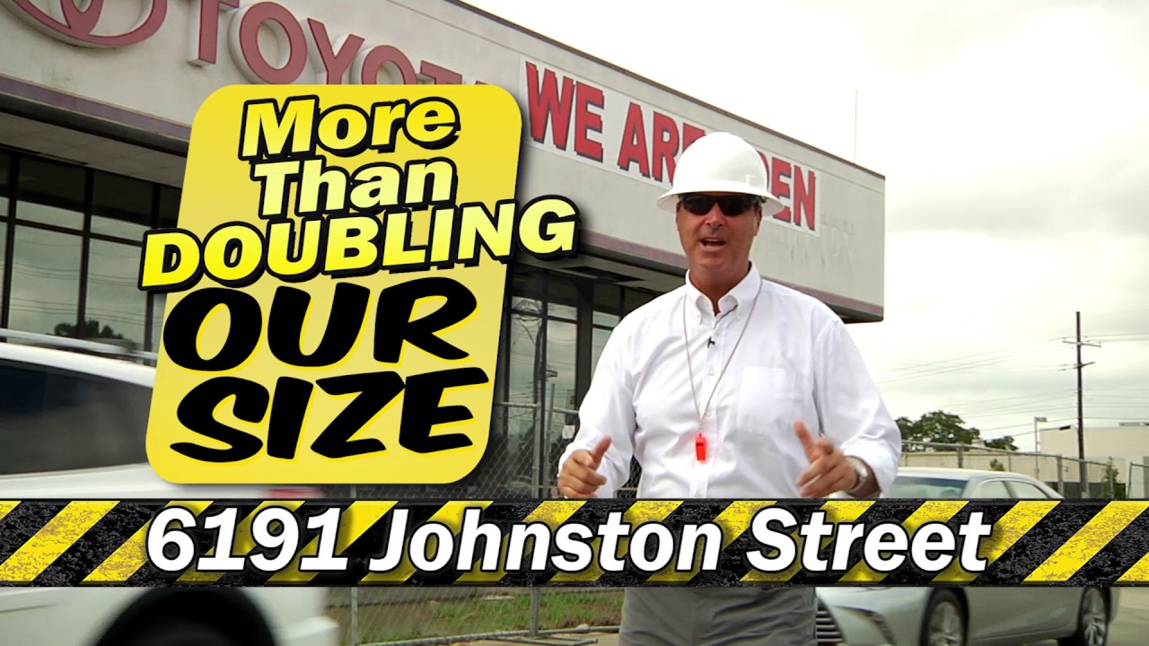 Construction Update at Hampton Toyota Lafayette Dealership YouTube