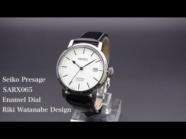 Seiko Presage SARX065 Enamel Dial Riki Watanabe Design - YouTube