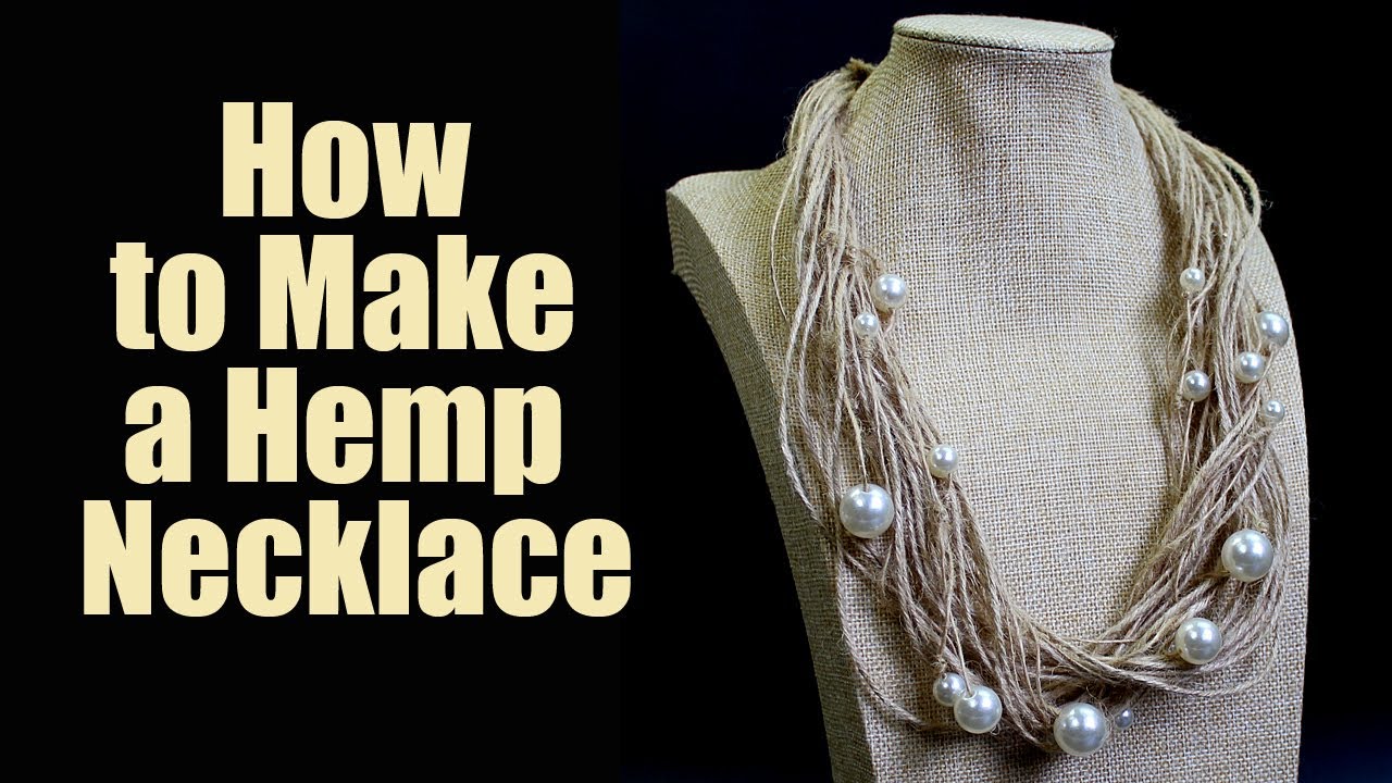 How To Begin And End A Hemp Necklace With A Metal Clasp And Minimal  Knotting - YouTube