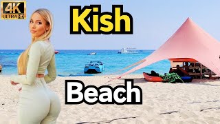 kish iran "walking tour 4k in beautiful iran" kish island