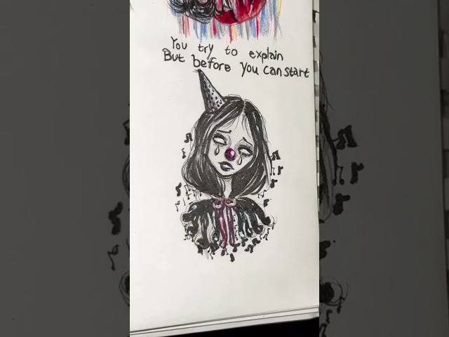 I drew the song CRY BABY 💧👶#melaniemartinez #crybaby #artist class=