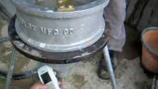 tunnel grout test - flow test