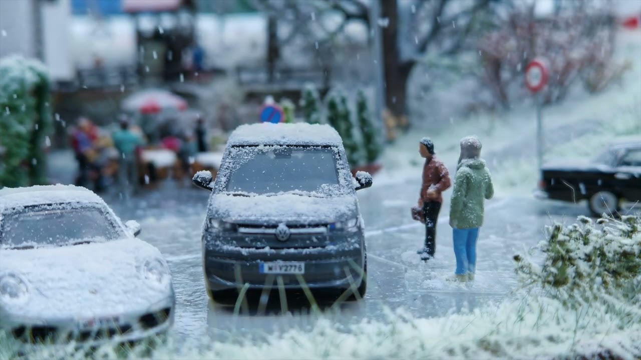 H0 Modelleisenbahn - Winter KI Animationen (aus der Weihnachtsgeschichte 2025)