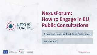 How to Engage in EU Public Consultations - A Practical Guide for First-Time Participants
