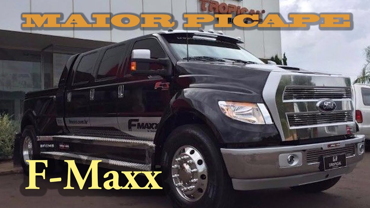 Camionete F Maxx Tropical 6 Portas F Maxx Maior Picape Do Brasil Tropical Cabines Chassis Do Ford Cargo 816e Youtube