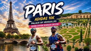 Paris Vlog 🇫🇷 | Adidas 10K Paris, Seine River Dinner Cruise & Palace of Versailles | First Vlog