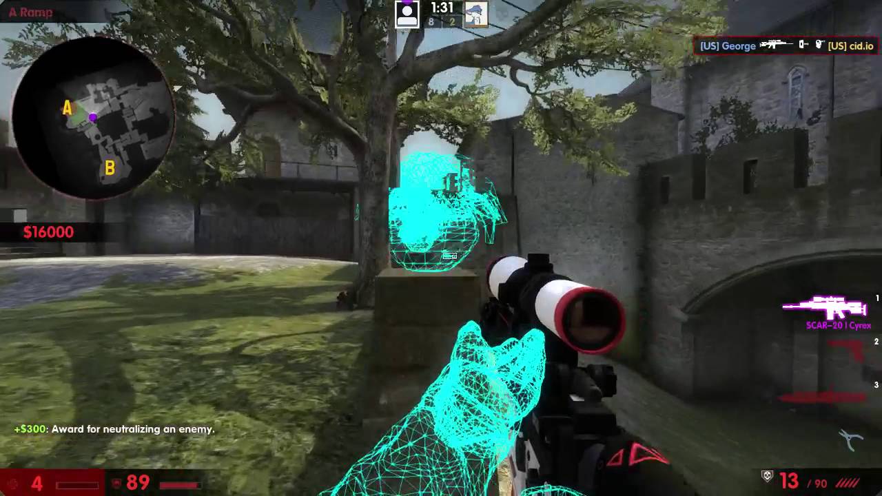 Aimware AA-less vs Skeet