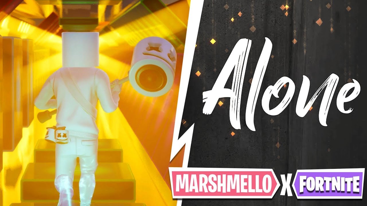 Marshmello Alone Fortnite Song Music Block in Creative YouTube