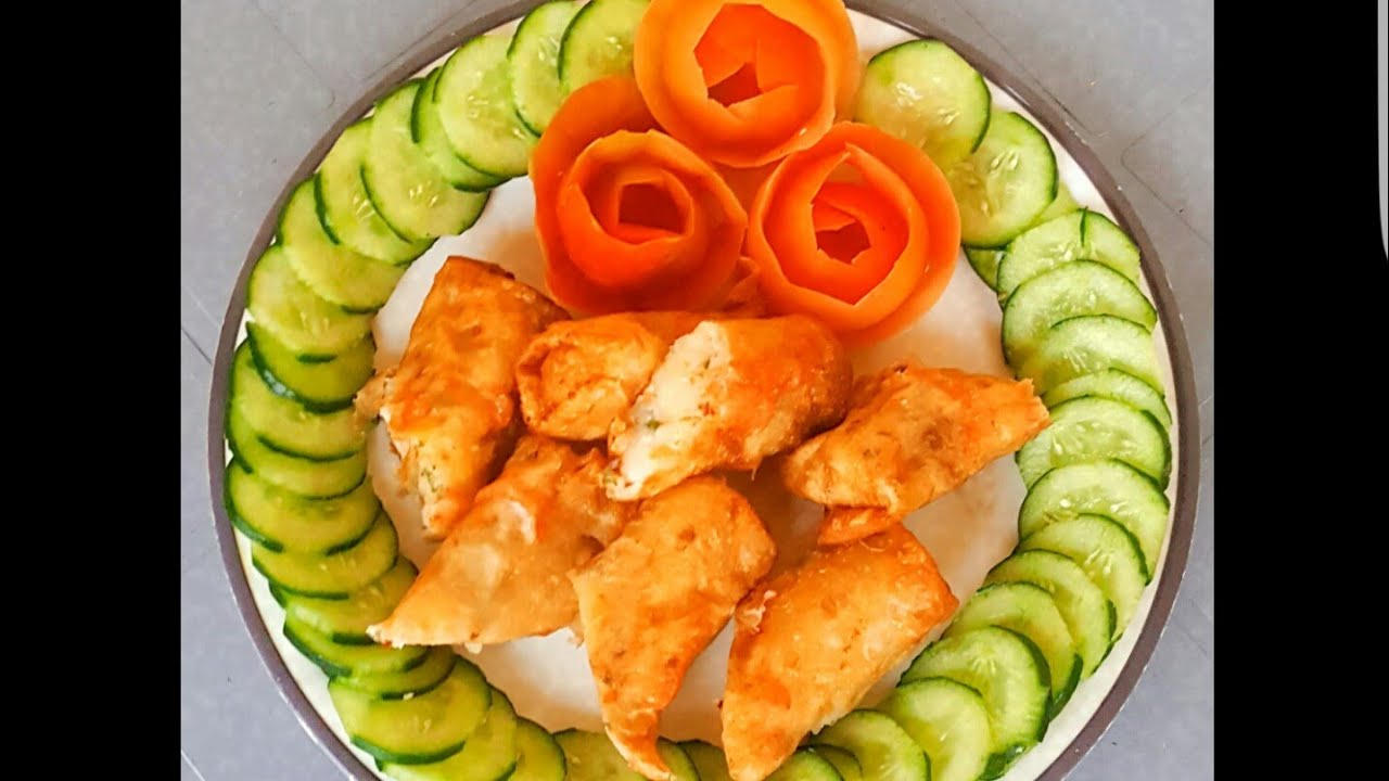 How to decorate a plate and serving ideas easy and quick YouTube