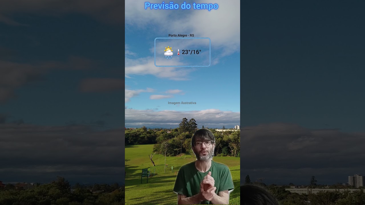 19/09 - sábado: POA com chuva à tarde e à noite. #tempo #clima #chuva #previsãodotempo