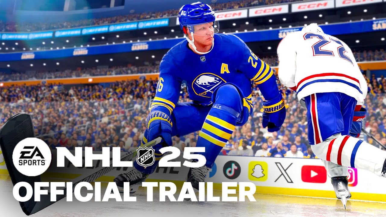 EA Sports NHL 25 - Official Gameplay Deep Dive Trailer - YouTube