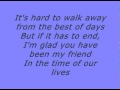 Tyrone Wells - Time of our lives lyrics