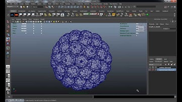 Tutorial: Building Accurate Virus Structures in Maya using the Molecular Maya Toolkit - Video 5