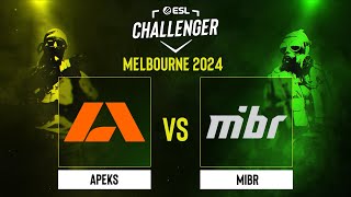 Apeks проти MIBR | Мапа 2 Nuke | ESL Challenger Melbourne 2024