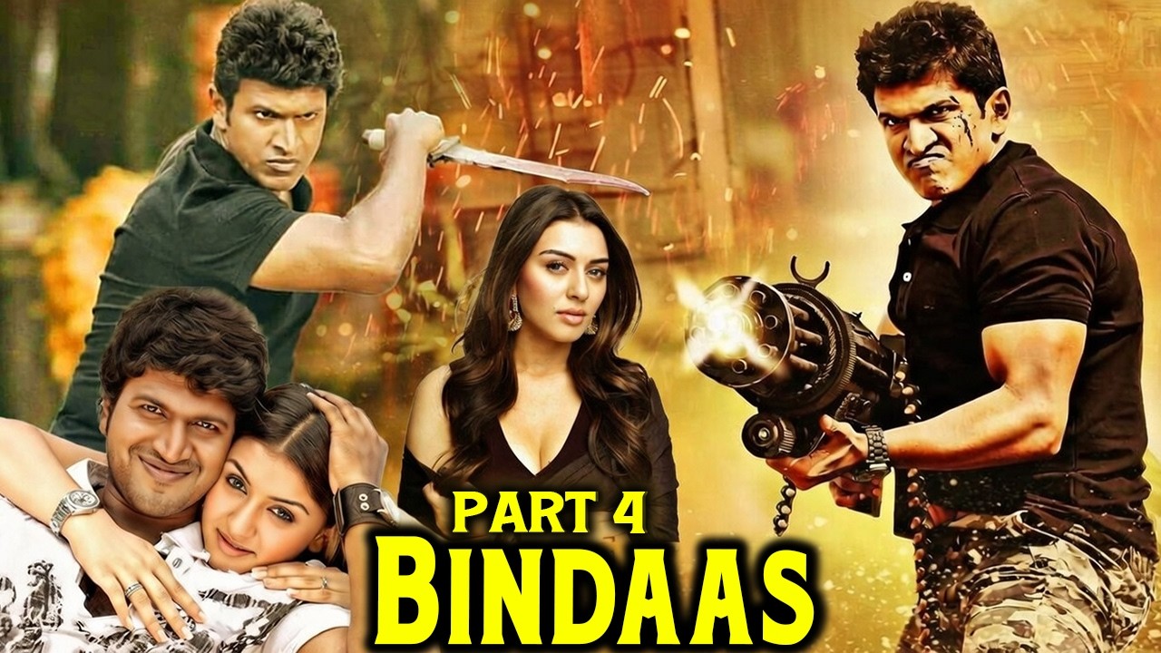 Bindaas Kannada Action Movie Part 4 | Puneeth Rajkumar, Hansika Motwani & Rahul Dev
