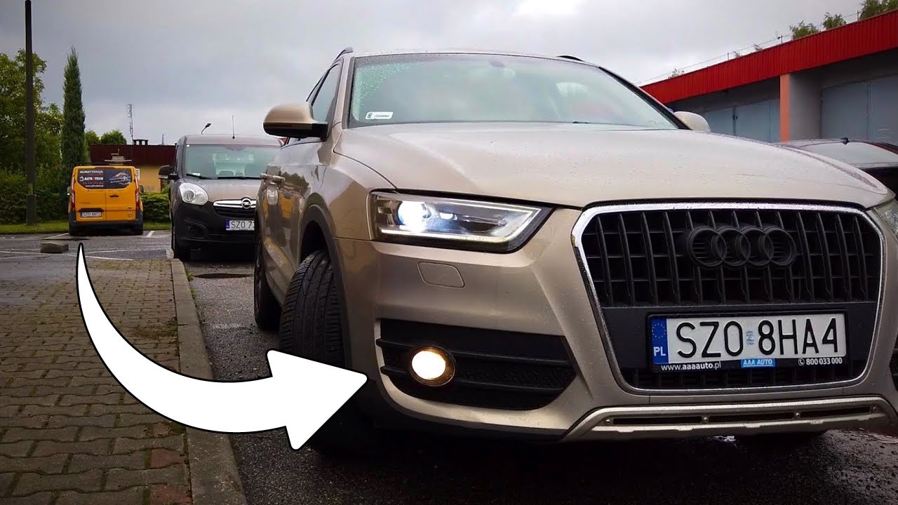 Audi Q3 (8U) cornering lights via fogs activation YouTube