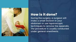 Laparoscopic appendectomy is a minimally invasive surgical procedure used to remove the appendix.