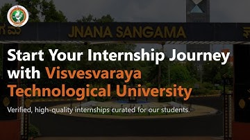 VTU Internship Process Overview & Portal Walkthrough