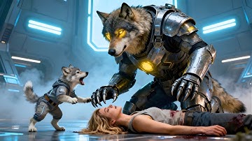 De roedel beesten maakte zich klaar om te doden, totdat hun kleinste welp de mens omhelsde en wei...