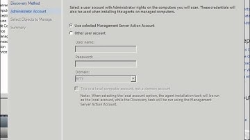 Windows SCOM Agent Install Wizard