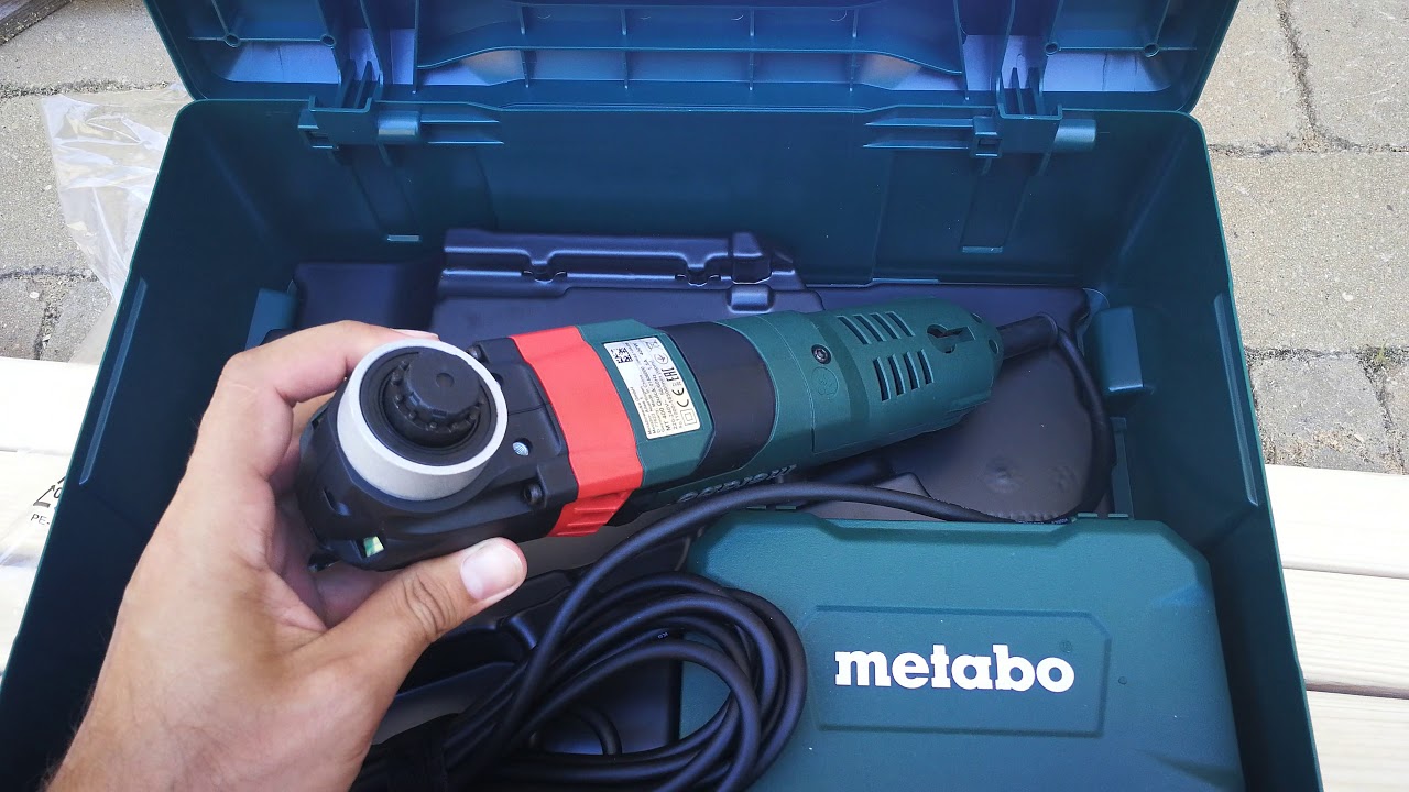 unboxing multi tool Metabo MT 400 QUICK 
