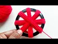 Super easy 2 Beautiful Woolen Yarn Flower making ideas with Bangle | Easy Sewing Hack