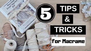 Unlocking Macrame Success: 5 Essential Tips for Beginners